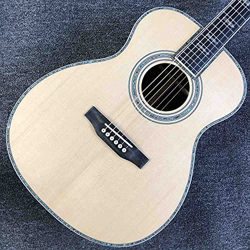 FKKLGNBDR Guitarra Folk Electric Guitar Spruce Top Ebony Fingerboard Classical Guitar Guitar Folk Pop Guitar Guitar Guitar Kits de Guitarra acústica ( en oferta
