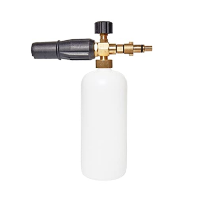 Lavadora de presión Cañón de espuma Generador de espuma de espuma de espuma de nieve de lavadora de alta presión compatible con nilfisk 1l Jabón Gener