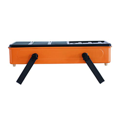 ZANZAN Parrilla de Carbón Fiesta en el jardín Barbacoa de carbón de leña Plegable portátil Barbacoa casera Parrilla for Acampar al Aire Libre Sin Humo características