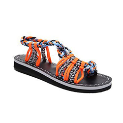 Yesgirl Mujer Sandalias Planos De Verano Gladiador Playa Zapatos Boho Sandals Romanas Flip Flop Chancletas Casual Moda Naranja 44 EU precio