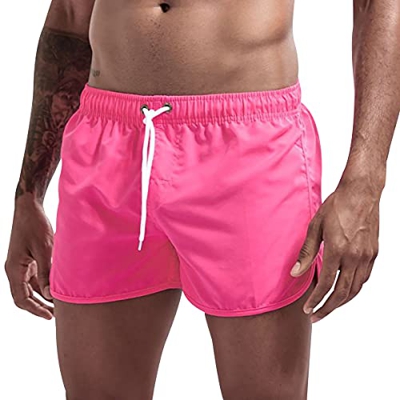 Bañador Natacion Hombre Bañadores Secado Rapido Hombre Traje de Baño Hombre Bañador Surf Corto Deportivo Piscina Natación Short Playa Surfero Hombre D