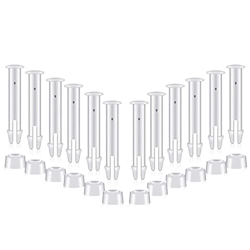 Zdlagiic Pines de plástico Intex para juntas de piscina y sellos de goma, 6 cm/2.36 pulgadas, conector de piscina, marco de prisma de reemplazo para 1 características