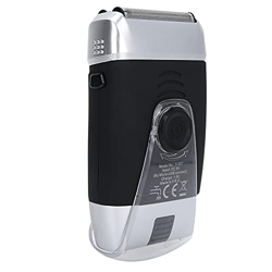 Afeitadora eléctrica inteligente, Trimmer de barba 1.5 horas Tiempo de carga 5W 11 x 6 cm Hecho de ABS y acero inoxidable características