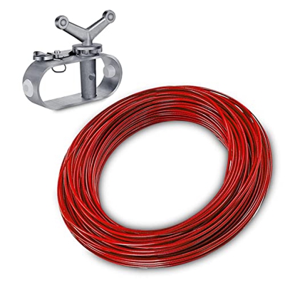 sfadf Cabrestante y cable estándar de 3 tamaños para cubierta de piscina de larga duración, cabrestante de cables de trinquete, para cubiertas de invi