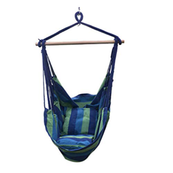 HHuin Silla de ocio al aire libre hamaca de lona de interior azul en oferta