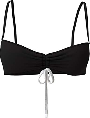 Calvin Klein Bandeau-RP Parte Superior de Bikini, Pvh Negro, M para Mujer