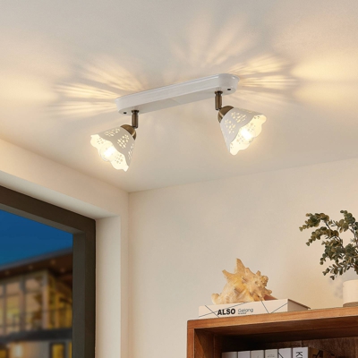 Lindby Efgenia foco de techo, 2 luces