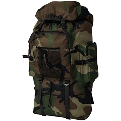 vidaXL Mochila Militar XXL 100 L Camuflaje