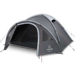 Justcamp Scott 4 Tienda de campana 4 personas con habitáculo, cabina de descanso - oscura precio