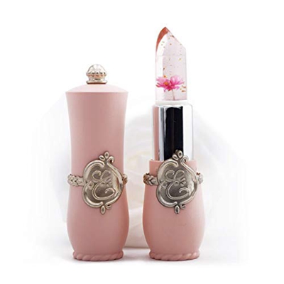 S-TROUBLE 1 unid lápiz Labial Transparente a Prueba de Agua Hecho a Mano de Larga duración Temperatura Cambio de Color gelatina Brillo de Labios con F