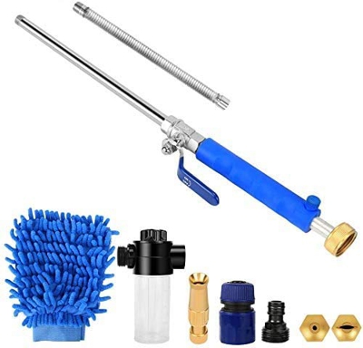 ZJLA Hydro Jet Washer Manguera de agua de alta presión con boquilla, herramienta de limpieza de canalón, rociador de riego flexible para lavado de coc