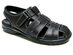 Doctor Cutillas Sandalia Cerrada Hombre Piel, ajuse Velcro (Negro, Numeric_42) en oferta
