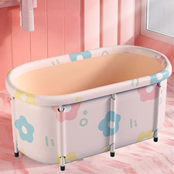 MLML Bañera portátil Plegable, Piscina de Aislamiento térmico Grueso, Piscina de Hielo Caliente para SPA de baño Familiar, fácil de Instalar Pink-31x2 precio