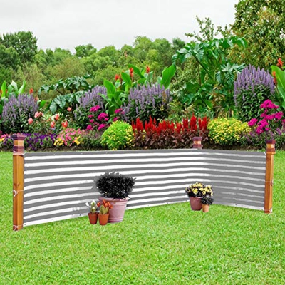 Liyes Cubierta de Privacidad para Balcón, Cortina de Balcón Resistente a los Rayos UV para Jardín, Balcón, Patio, Patio Trasero o área de Juegos para 