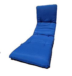 Colchón/Cojín Tumbona Acolchada 180x55x5cm, Colchoneta para Tumbona de terraza o jardín Acolchada. (Azul) características