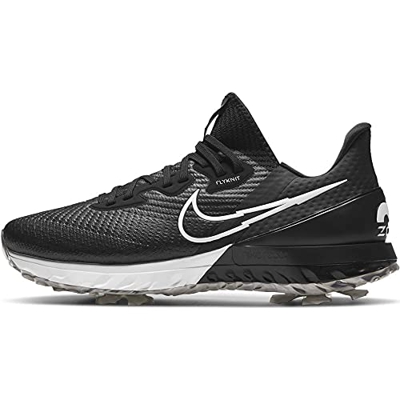 Nike Air Zoom Infinity Tour, Wide U, Zapato de Golf para Hombre (Black/White-White-Volt, Numeric_42)