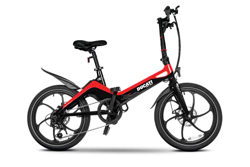 DUCATI Mg20 Bicicleta eléctrica de Ciudad, Unisex Adulto, Rojo, Talla única en oferta