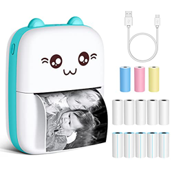 Jooheli Mini Impresora para Movil, Impresora Portátil Mini Impresora Bluetooth Impresora Termica Imagen Foto Etiqueta Nota Impresora de Papel de recib precio