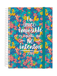 Finocam - Agenda 2022 1 Día Página, de Enero 2022 a Diciembre 2022 (12 meses) E10 - 155x212 mm Espiral Design Collection Imposible Español en oferta