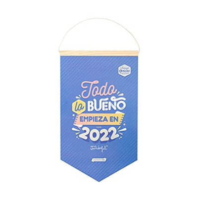 Mr. Wonderful Calendario de pared - Todo lo bueno empieza en 2022, Multicolor (WOA11295ES)