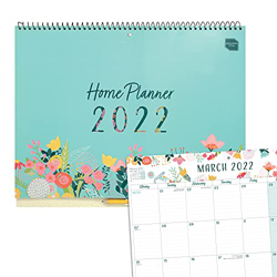 (en inglés) Planificador mensual de Boxclever Press. Calendario 2022 pared comienza ahora y se extiende hasta diciembre'22. Amplio calendario pared 20 precio