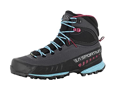 LA SPORTIVA TXS Woman GTX, Botas de montaña Mujer, Carbon/Topaz, 39.5 EU