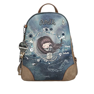 Anekke | Mochila con triple compartimento Iceland | Moderna, Casual y a la Moda | Para Mujeres | Ideal para el Día a Día u Ocasiones Especiales