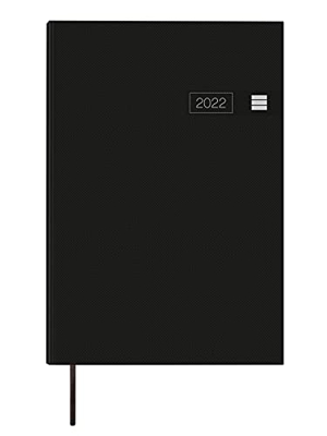 Finocam - Agenda 2022 1 Día Página, de Enero 2022 a Diciembre 2022 (12 meses) Y11 - 165x240 mm Dynamic Porto Negro Español