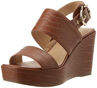 Guess Nolita/Sandalo (Sand, Sandalia Mujer, Cogna, 37 EU