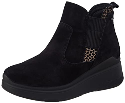 IGI&CO DPN 81565, Botas Cortas al Tobillo Mujer, Negro, 38 EU