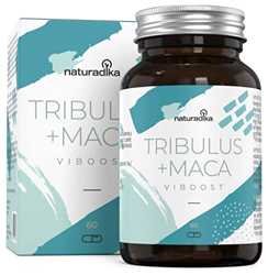 VIBOOST TRIBULUS TERRESTRIS PURO + MACA ANDINA | 3 Acciones para HOMBRES: TST PWR, VIGOPULSE, ENERTOP | 8 ingredientes: Extractos Súper Concentrados,  en oferta
