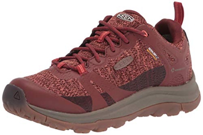 Keen 1022348_37, Zapatos de Trekking Mujer, Coral de Caoba Cereza