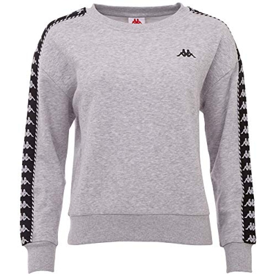 Kappa Sudadera para Mujer Ilary Color Gris Oscuro. XS