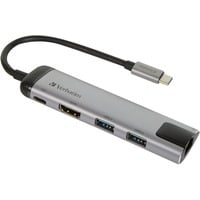 49141 hub de interfaz USB 3.2 Gen 1 (3.1 Gen 1) Type-C 1000 Mbit/s Negro, Plata, Hub USB características