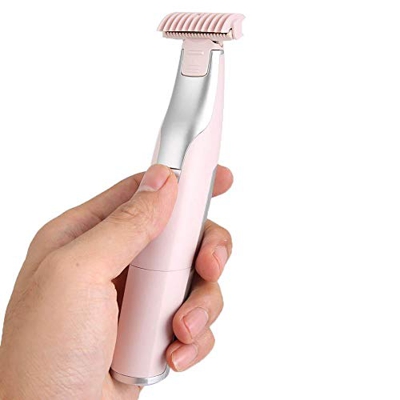 Removedor de Pelo, Recortador de Pelo Eléctrico, Recortador de Bikini Portátil, Afeitadora Eléctrica Hipoalergénica para Mujeres, para Diferentes Part