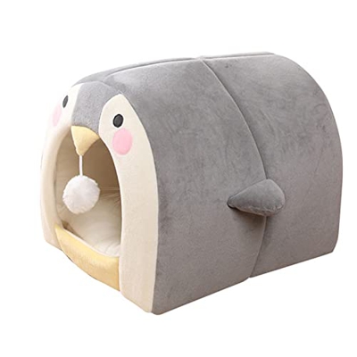 YHWD Fondo Antideslizante Casetas para Perros Interior, Casa De La Perrera General para Perros Y Gatos, Casa De Perro Tejido Transpirable,S