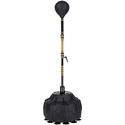 Boxing Speed Ball, Cobra Bag, Punching Reflex Boxing Bag con Soporte, Entrenador de Velocidad Independiente de Altura Ajustable con Guantes de Boxeo (