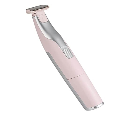 Cortapelos Eléctrica, Afeitadora Eléctrica para Dama, Depiladora, Recortadora de Bikini Portátil, Resistente Al Agua para Diferentes Partes del Cuerpo