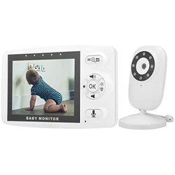 3.5 Pulgadas Monitor de Cámara Para Bebés, Vigilabebés Inalambrico con Video Digital Bebé Monitor Inteligente con Visión Nocturna, Monitoreo de Temper precio