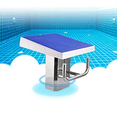 Trampolín de Piscina Alta Resistencia, Plataforma de Inicio Competición de Natación de Acero Inoxidable, Plataforma de Salto Profesional, Plataforma d