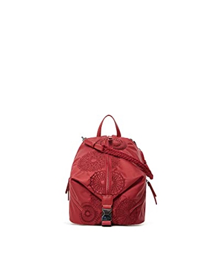 Desigual Back_MANDARALA Viana, Mochila. para Mujer, Rojo, Einheitsgröße