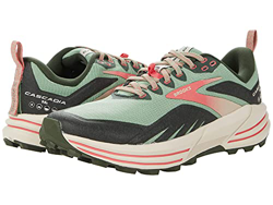 Brooks Cascadia 16, Zapatillas para Correr Mujer, Basil Duffel Bag Coral, 38.5 EU precio