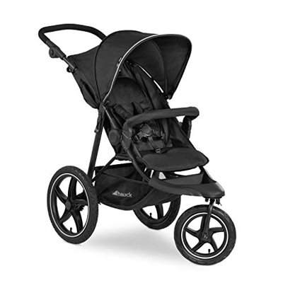 Hauck Silla 3 Ruedas Runner 2 de Hasta 25 Kg, Respaldo Reclinable Desde El Nacimiento, Upf 50+, Grandes Ruedas Neumáticas para Todos los Terrenos, Man