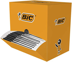 BIC Cristal Original Bolígrafos Punta Media (1.0 mm) - Caja de 150 unidades, color negro características