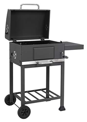 tepro 1163 Toronto Basic - Barbacoa de carbón vegetal (superficie de parrilla: 52 x 36 cm)