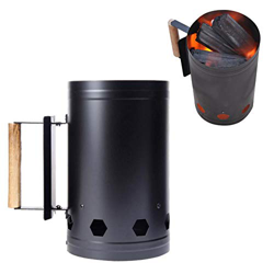 Braseros Herramientas de la barbacoa Barril de carbón de carbón de carbón de carbón Gnición al aire libre Barbacoa Fuego Bambú Chimney Fire Pit Fash C en oferta