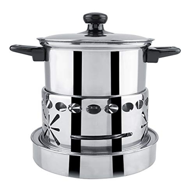 Olla Caliente Gruesa de Acero Inoxidable, Muy útil Herramienta procesadora para Hacer Alimentos de Cocina Ware Utensilios de Cocina Utensilios Estufa 