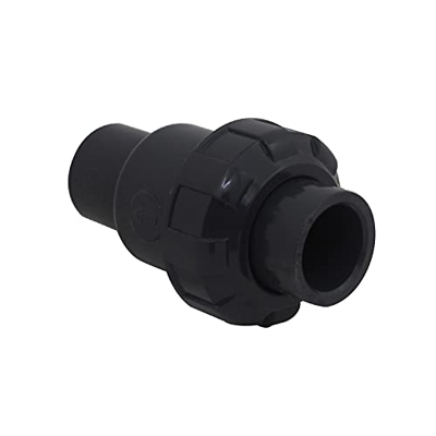 LIANGJINGJING Válvula de retención de la Piscina Válvula de retención Bola Que no retorna PVC PLÁSTICO PLÁSTICO Non-RETURS Hilarity (Color : 65A)