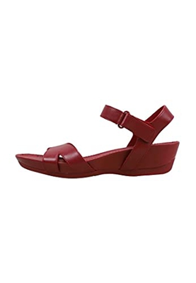 Camper Micro, Sandalias con Punta Abierta Mujer, Rosa (Medium Red 610), 36 EU