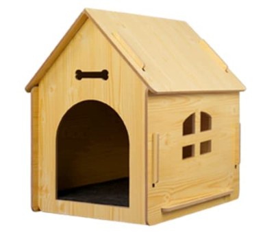 NC Caseta de Madera extraíble para Gatos, casa para Mascotas, Ventana, Perrera para Perros, cabaña al Aire Libre, Interior, Exterior, Villa